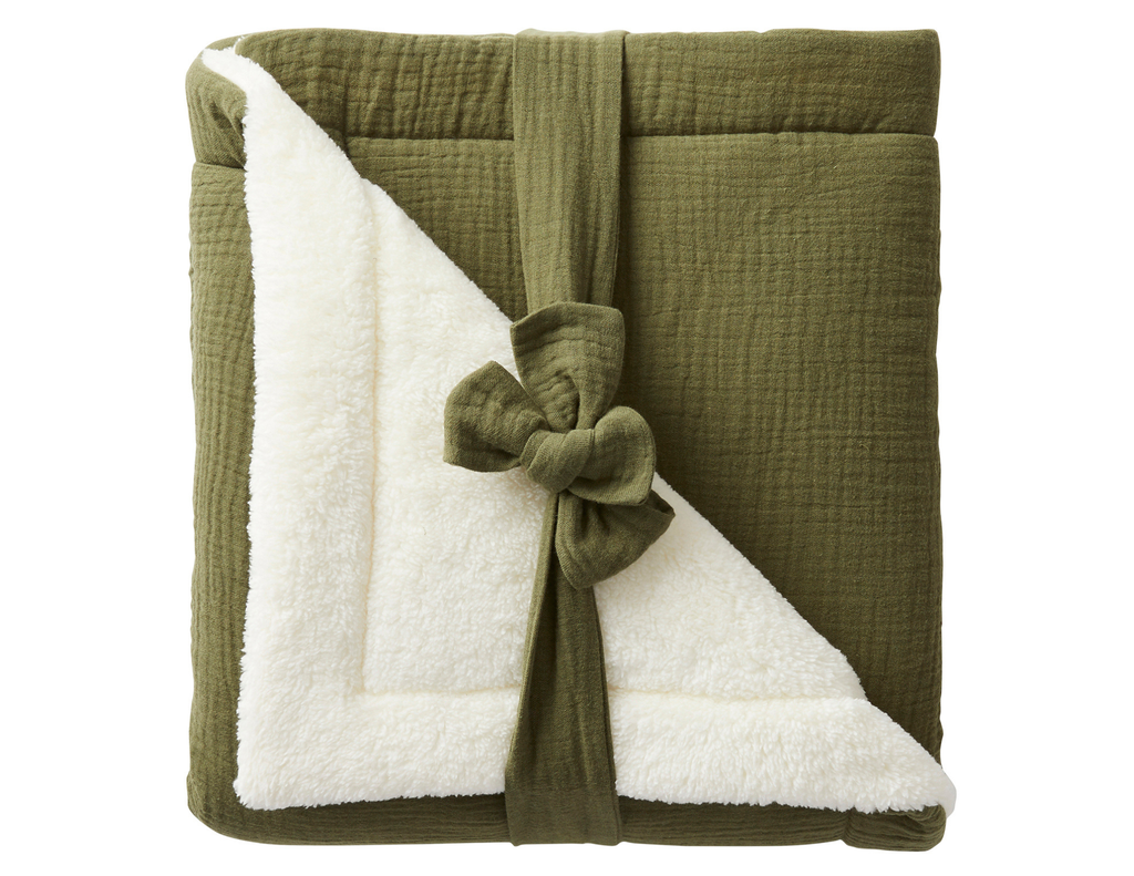 Couverture peluche - Fougère