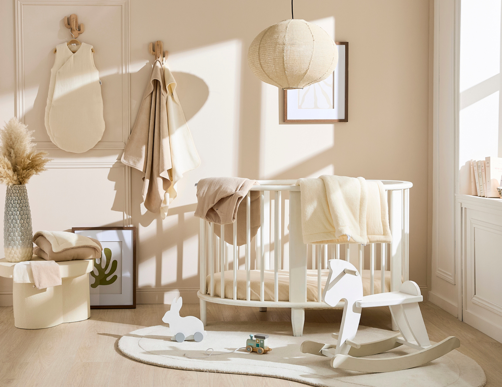 Couverture peluche - Biscuit