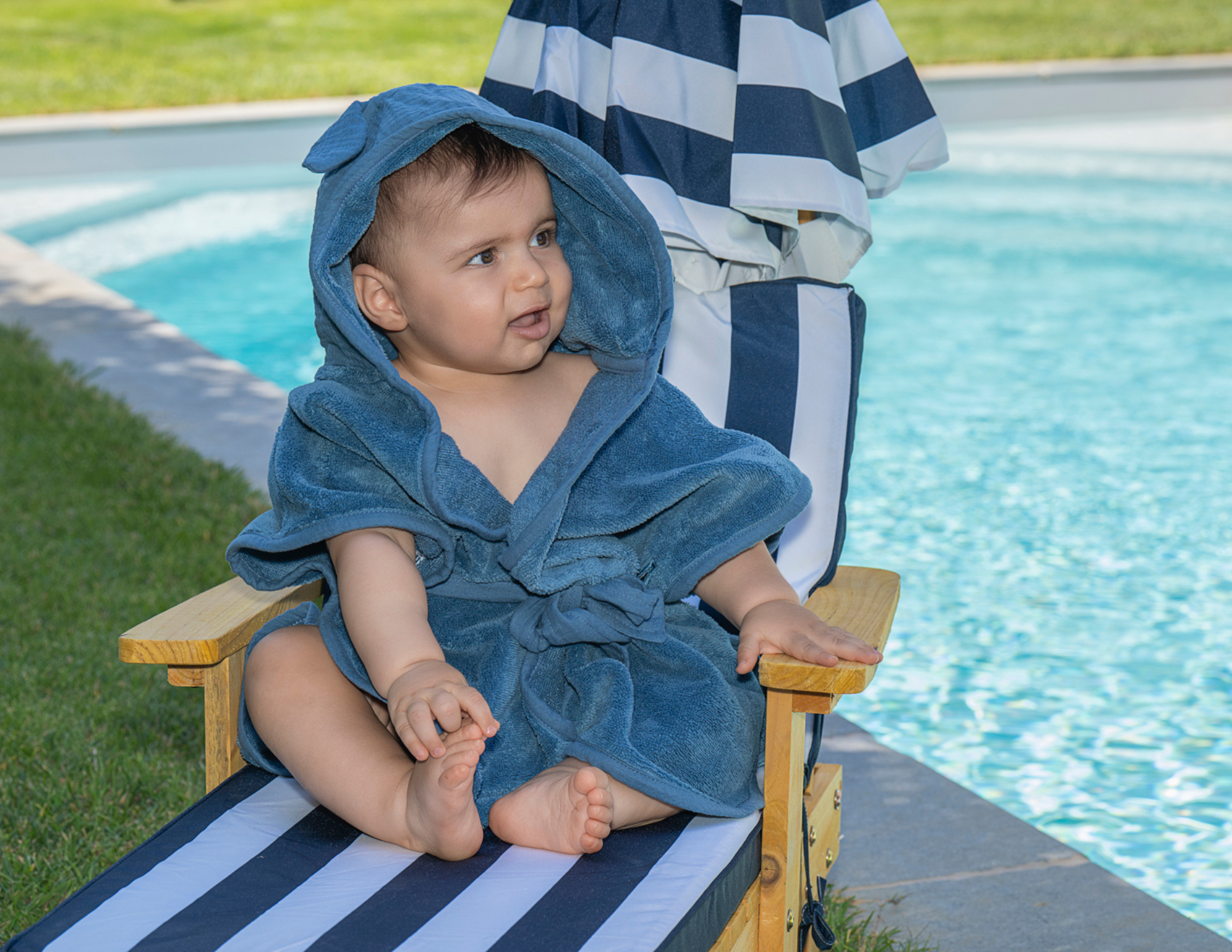 Cape de bain Bambou & Gaze de coton - Terracottaa
