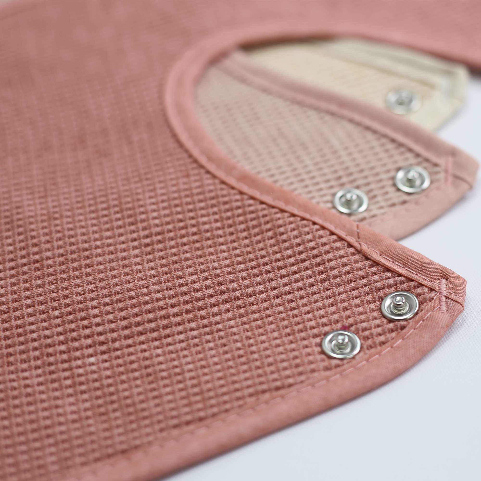 Bavoirs bébé - Naissance x6 - Vieux rose