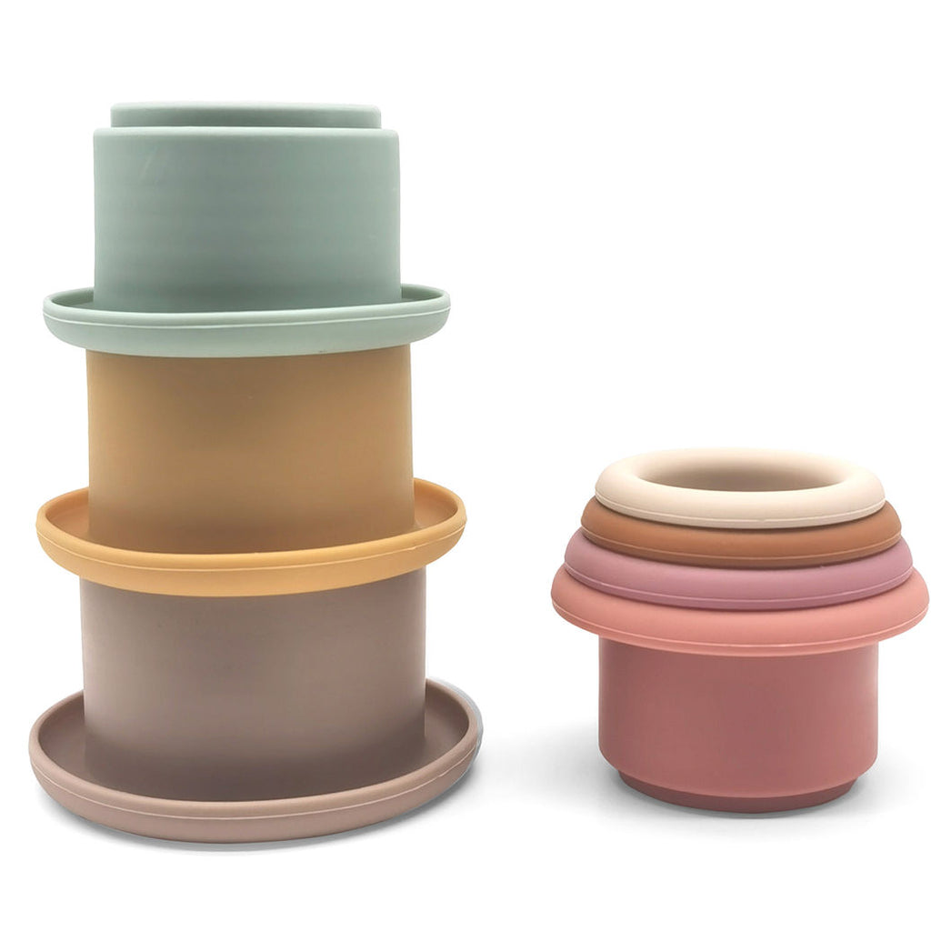 Gobelets à empiler en silicone