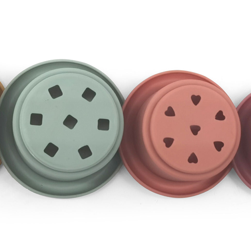 Gobelets à empiler en silicone