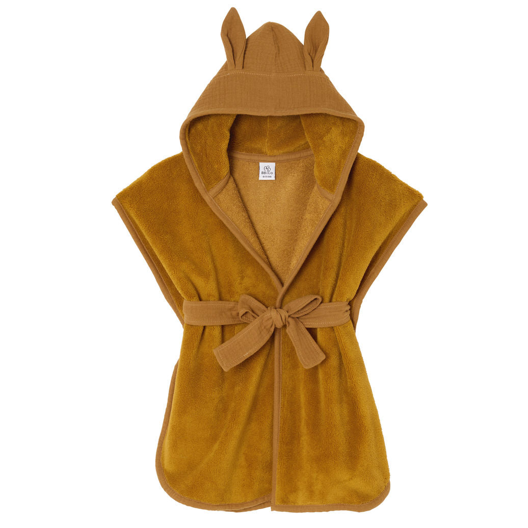 Cape de bain Bambou & Gaze de coton - Havane