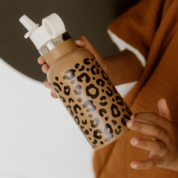 Gourde 350ml - Caramel Léopard
