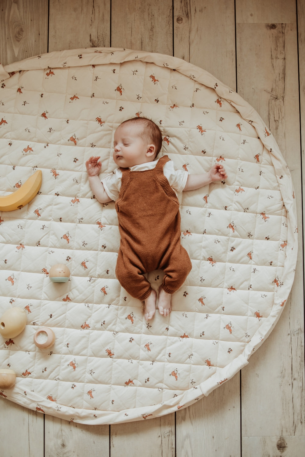 Tapis d'éveil - Rabbits - Coton Bio